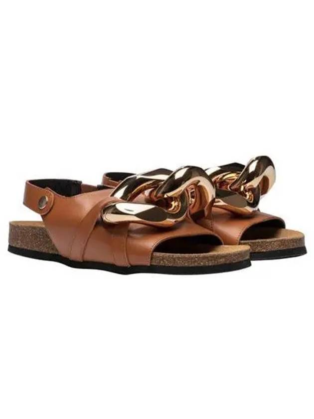 sandals women chain brown - JW ANDERSON - BALAAN 1