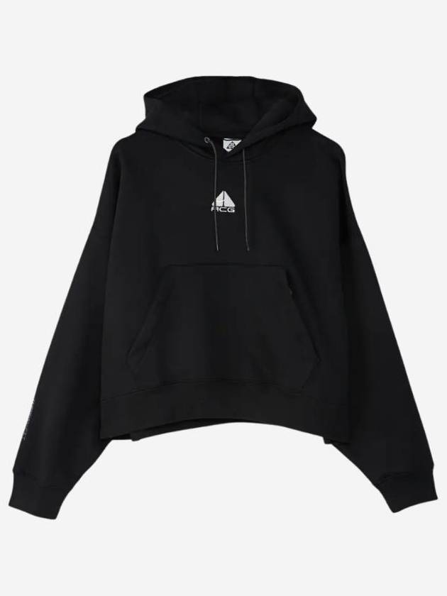 ACG Therma Fit Tough Knit Fleece Pullover Hoodie Black - NIKE - BALAAN 1