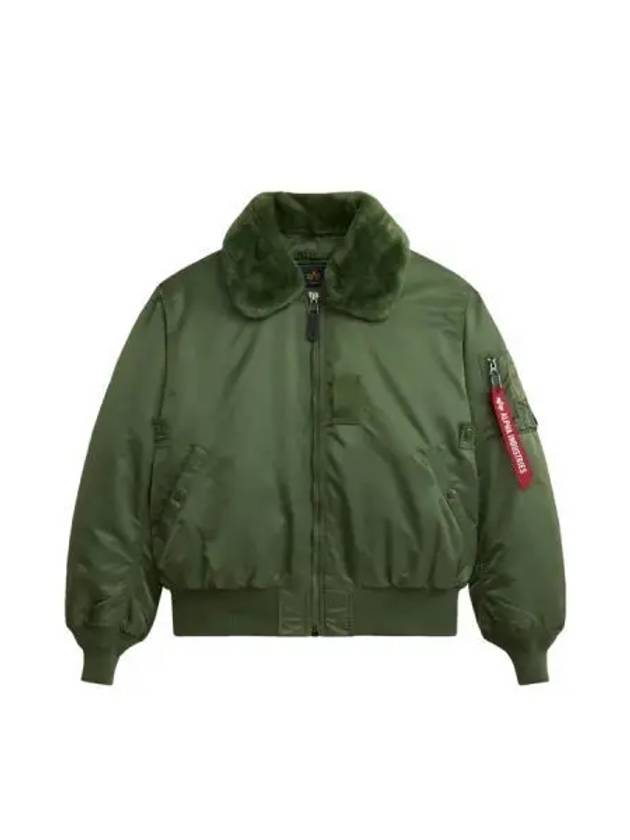 B 15 flight jacket sage - ALPHA INDUSTRIES - BALAAN 1