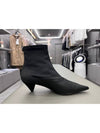 V-neck booties Chelsea boots black - CELINE - BALAAN.