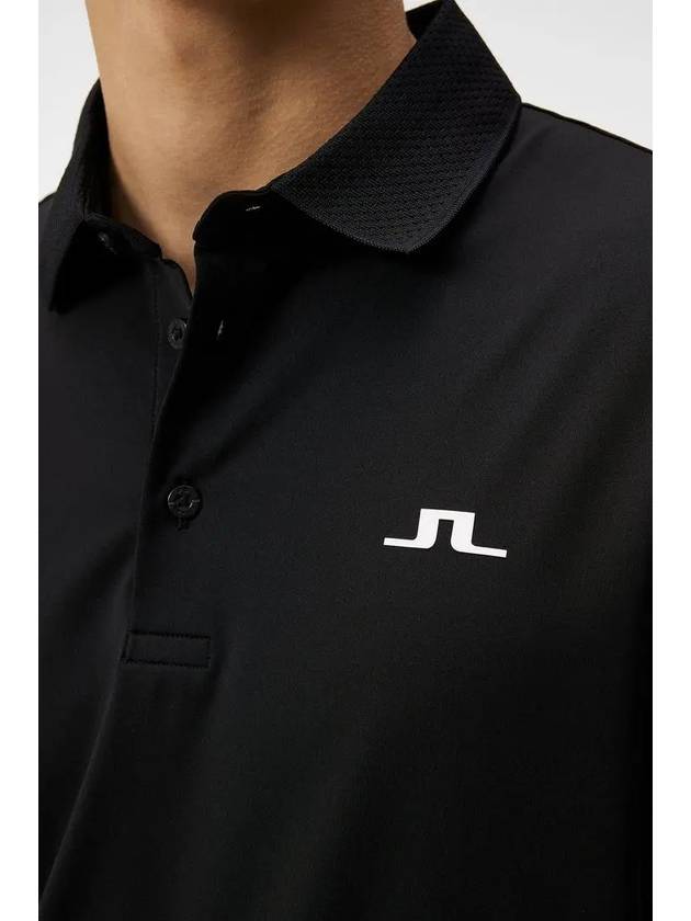 Men's Duff Regular Polo Shirt Black - J.LINDEBERG - BALAAN 7