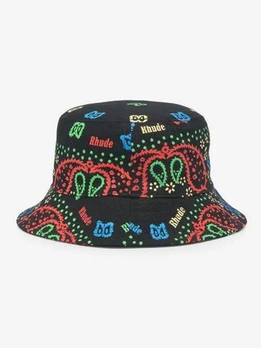 Bandana Bucket Hat Black RHFW22HA040120391039 - RHUDE - BALAAN 1