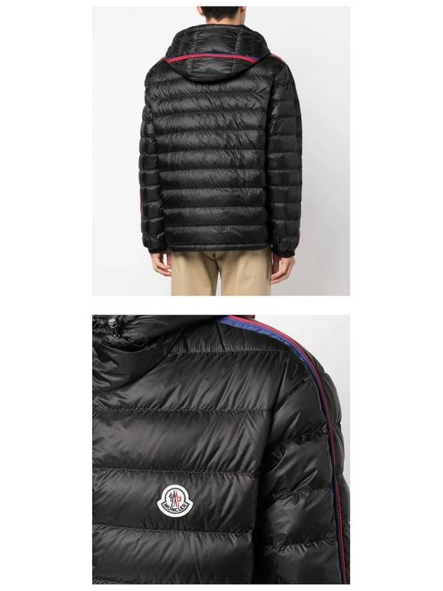 Agout short down jacket black - MONCLER - BALAAN 6