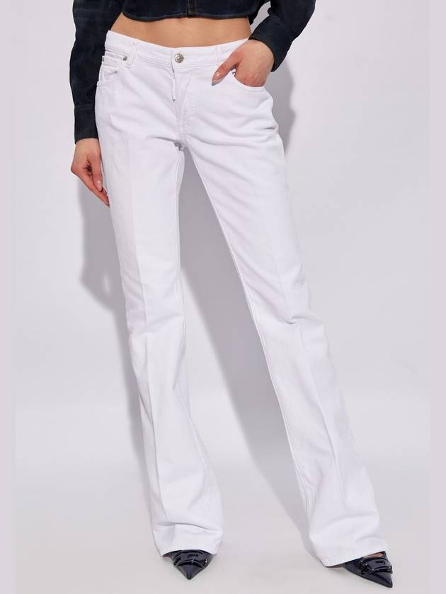 WHITE COTTON DENIM JEANS S75LB0860S30811100 - DSQUARED2 - BALAAN 4