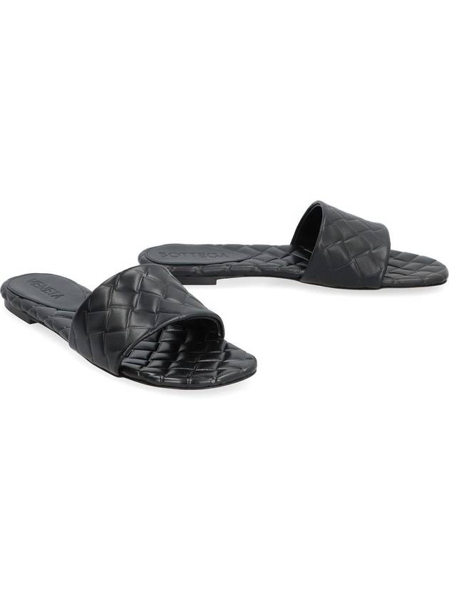 Flat Amy Mule Black - BOTTEGA VENETA - BALAAN 4