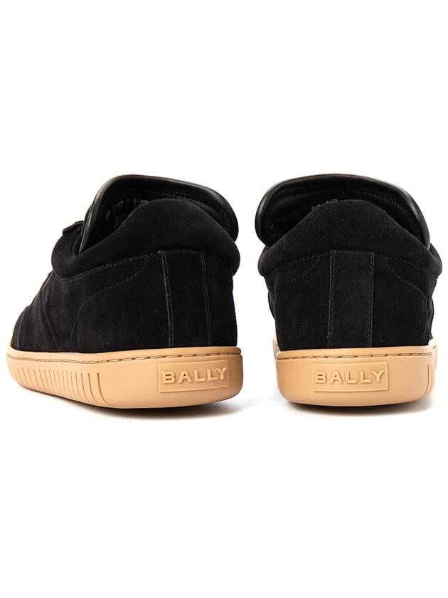 Farrell suede low-top sneakers black - BALLY - BALAAN 7