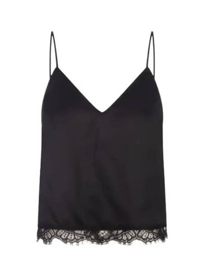 V-Neck Thin Strap Sleeveless Black - ALEXANDER MCQUEEN - BALAAN 2