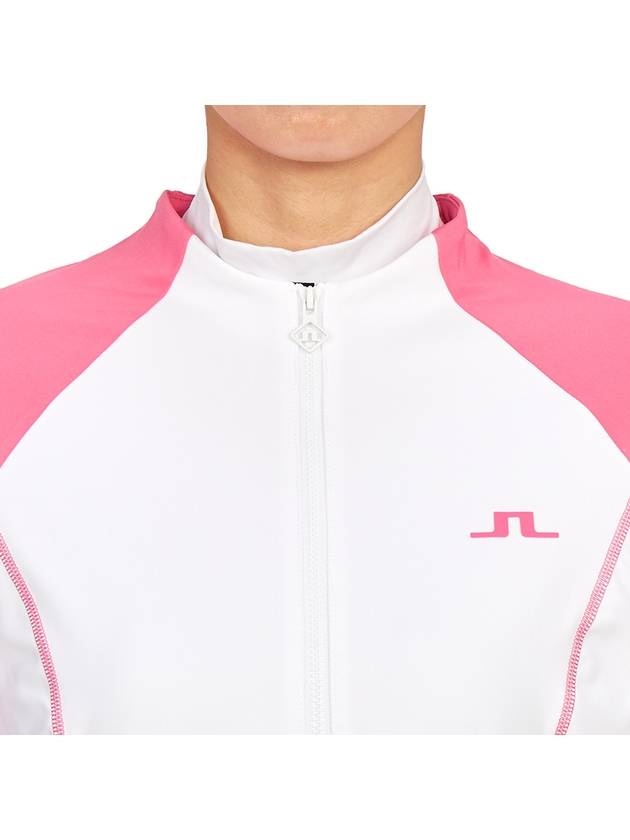 Women's June Mid Layer Zip-Up Jacket White - J.LINDEBERG - BALAAN 8