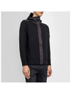 CP Company Lambswool Mix Lens Wappen Zip Up Jacket - CP COMPANY - BALAAN 2