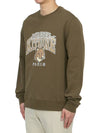 Campus Fox Regular Sweatshirt Khaki - MAISON KITSUNE - BALAAN 3