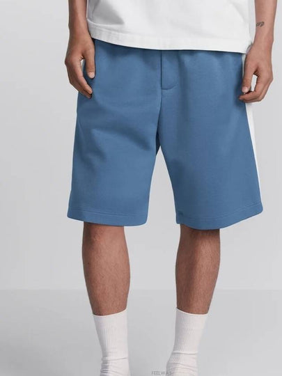 Stripe Detail Track Shorts Blue - DIOR - BALAAN 2