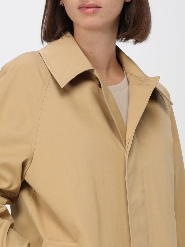 Gabardine Short Single Coat Flax - BURBERRY - BALAAN 5