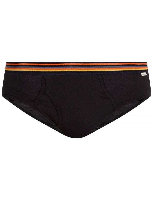 Men's Striped Briefs Black - PAUL SMITH - BALAAN.