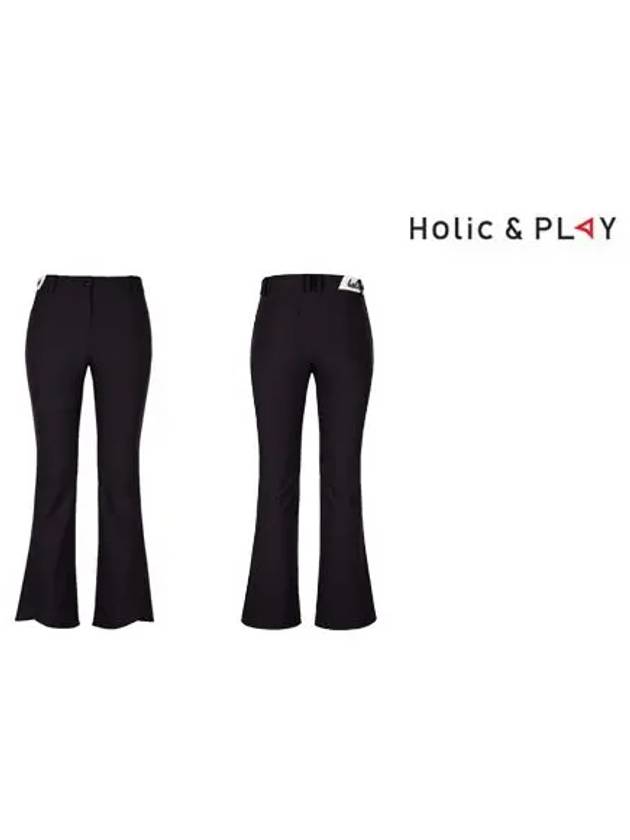 slit bootcut golf pants HB1WPT001BK - HOLIC&PLAY - BALAAN 5