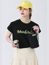 Artwork loose fit sleeveless t-shirt BLACK - MONBIRDIE GOLF - BALAAN 9