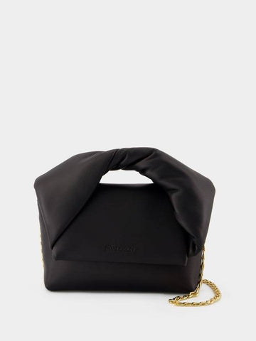 Small Twister Crossbody - J.W. Anderson - Leather - Black - JW ANDERSON - BALAAN 1