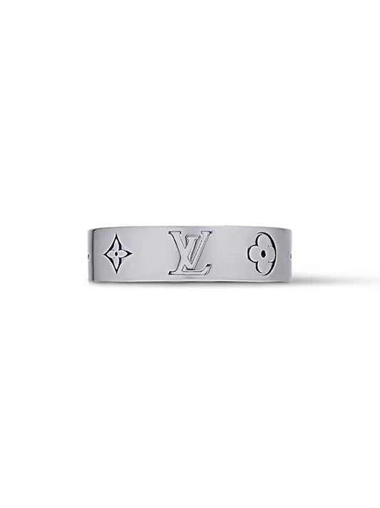 Mosaic Thin Ring Silver - LOUIS VUITTON - BALAAN 2