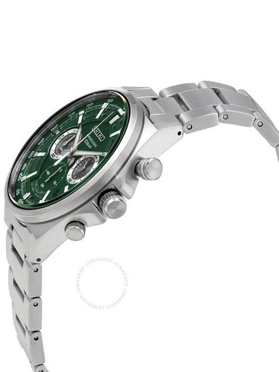 Seiko Chronograph Quartz Green Dial Stainless Steel Men's Watch SSB405P1 - SEIKO - BALAAN 2