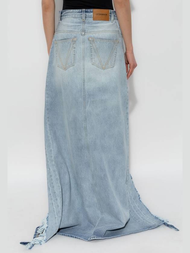 VETEMENTS Denim Skirt, Women's, Blue - VETEMENTS - BALAAN 4