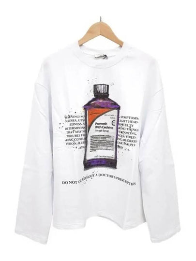 Bottle Syrup Long Sleeve T Shirt White - IH NOM UH NIT - BALAAN 2