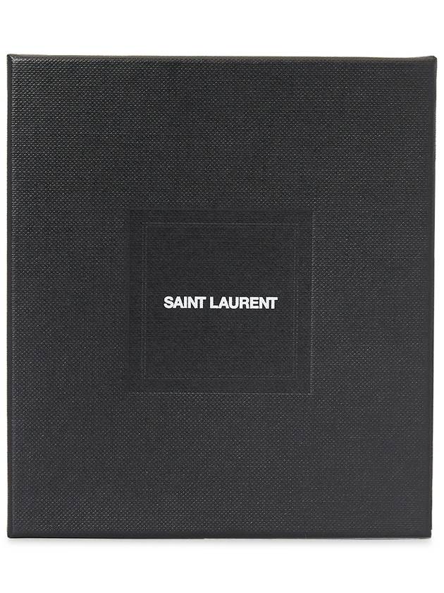 Mini Monogram Card Wallet Black - SAINT LAURENT - BALAAN 8