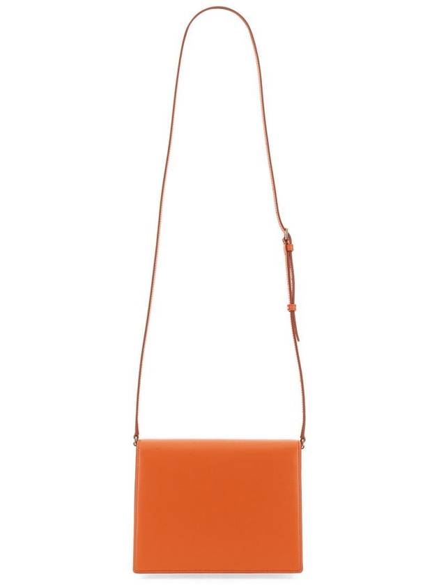 DG Logo Leather Cross Bag Orange - DOLCE&GABBANA - BALAAN 3