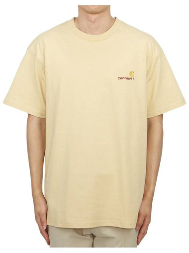 American Script Short Sleeve T-Shirt Rattan - CARHARTT WIP - BALAAN 1