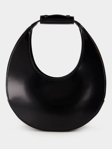 Moon Shoulder Bag - Staud - Leather - Black - STAUD - BALAAN 1