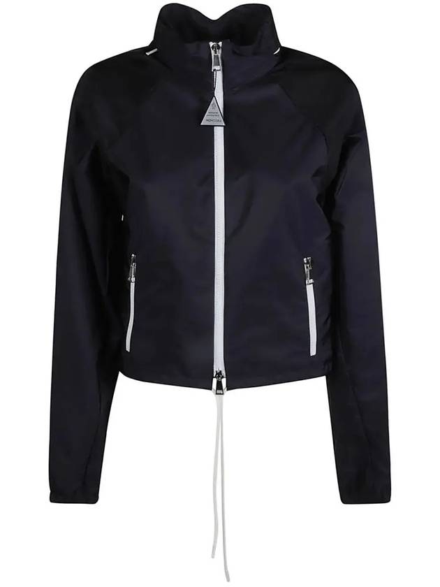 Women's Alose Zip Up Hoodie Night Blue - MONCLER - BALAAN 3