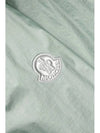 1B00007 595Q3 715 JOUQUET Silver logo patch hooded jacket emerald women’s jacket - MONCLER - BALAAN 4