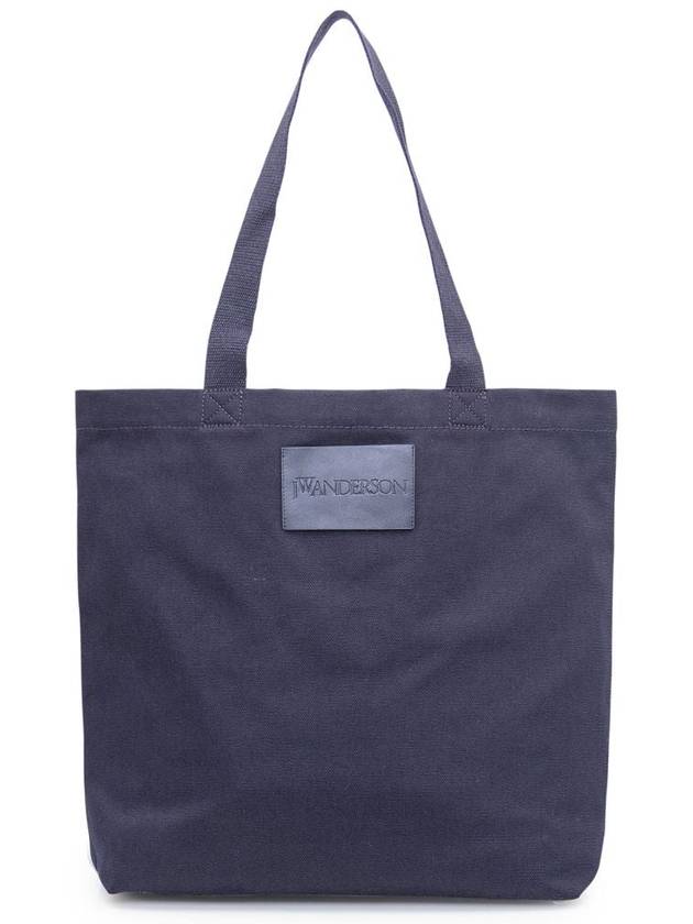 Logo Patch Top Handle Tote Bag Blue - JW ANDERSON - BALAAN 4