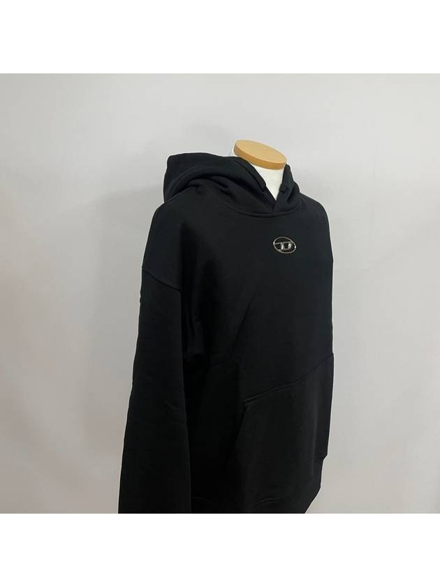 S Macs Logo Hoodie Black - DIESEL - BALAAN 5