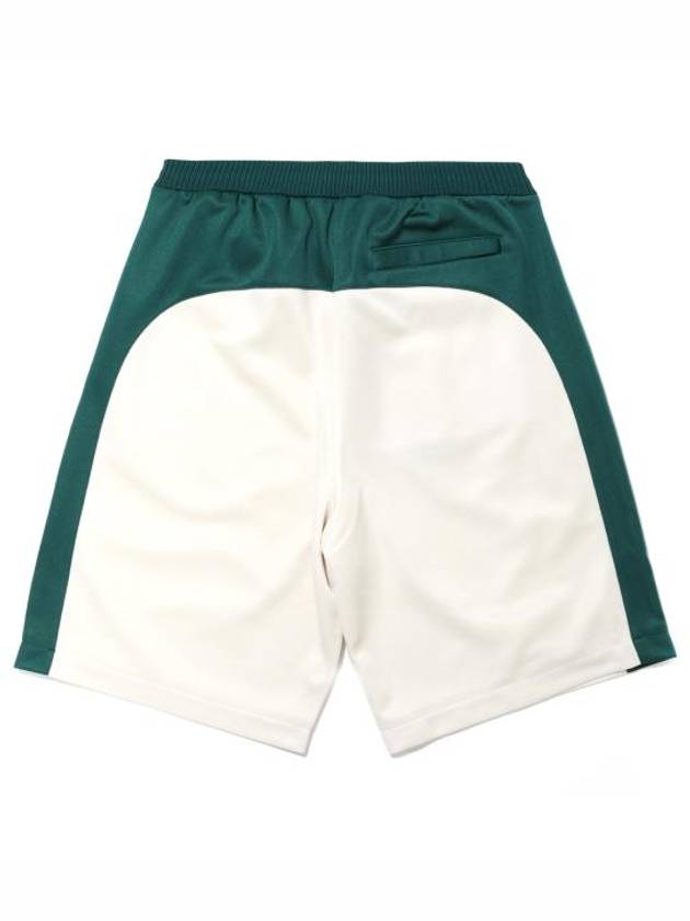 Technical Jersey Basketball Shorts Ivory Green - GUCCI - BALAAN 3