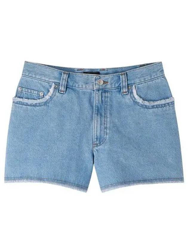 Mid-Thigh Denim Shorts Pale Blue - A.P.C. - BALAAN 2