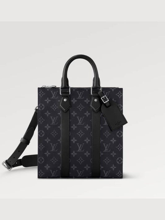 Sac Plat Tote Bag Black - LOUIS VUITTON - BALAAN 1