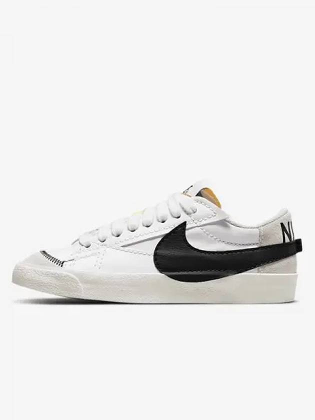 Blazer 77 Jumbo Low Top Sneakers White Black - NIKE - BALAAN 2