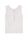 Drawstring Sleeveless Ivory - HELMUT LANG - BALAAN 2