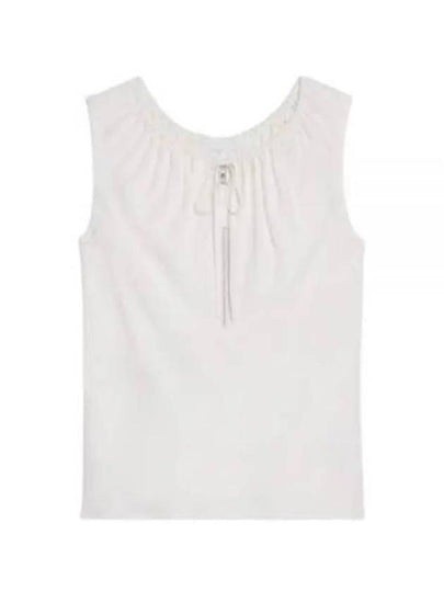 Drawstring Sleeveless Ivory - HELMUT LANG - BALAAN 2