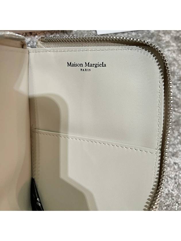 Four Stitch Detail Strapped Phone Pouch Bag Grey - MAISON MARGIELA - BALAAN 8