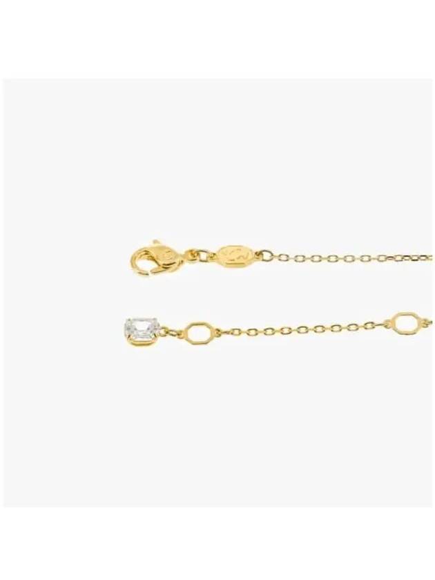 Stilla Crystal Pendant Square Cut Necklace Gold - SWAROVSKI - BALAAN 6