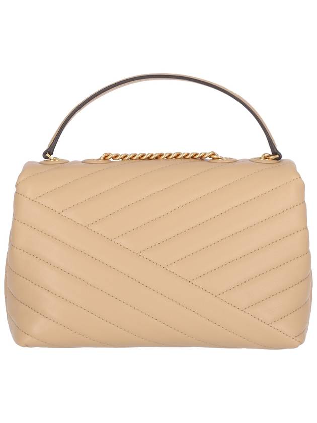 Kira Chevron Convertible Strap Small Shoulder Bag Desert Dune - TORY BURCH - BALAAN 4