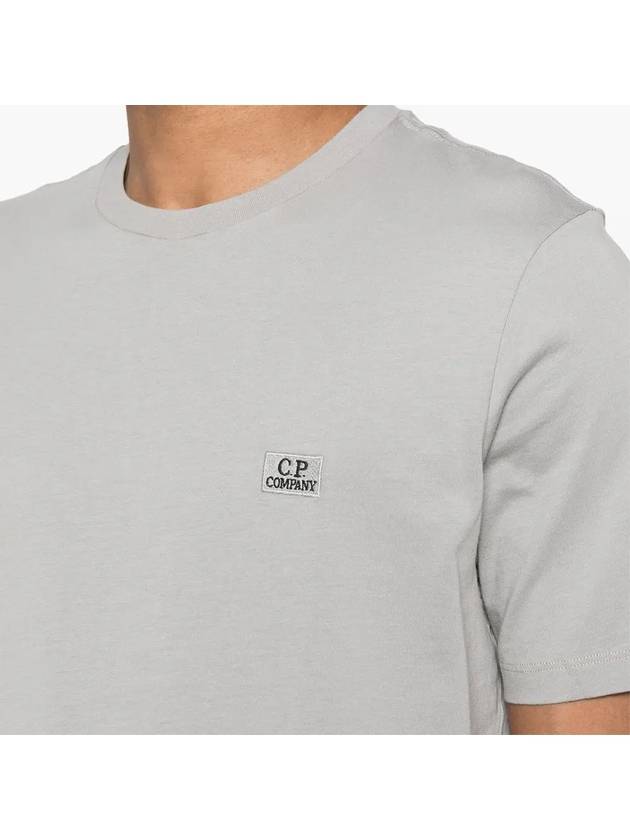 30/1 Jersey Logo Short Sleeve T-Shirt Grey - CP COMPANY - BALAAN 6