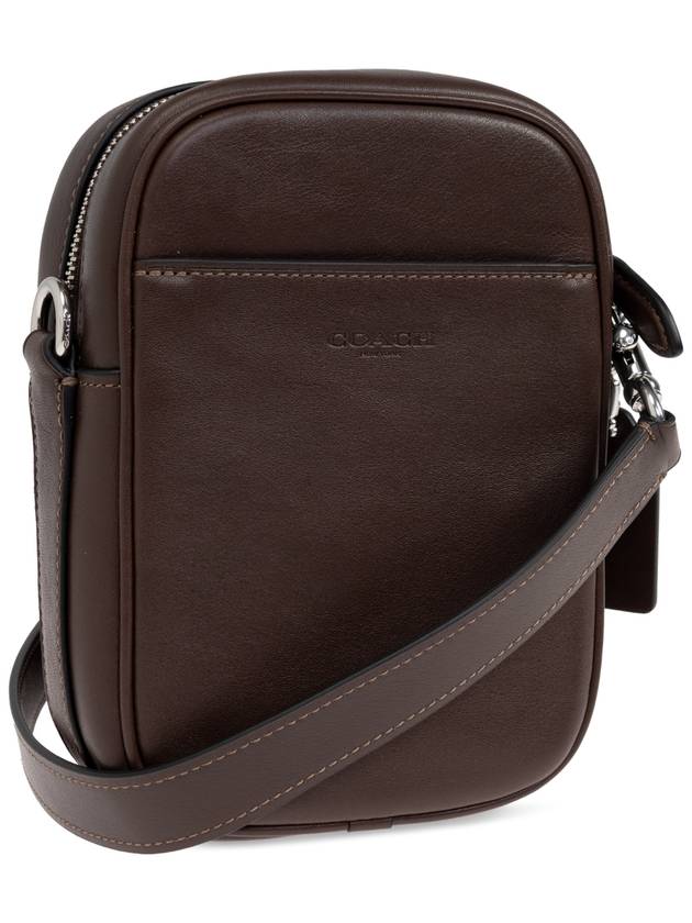 Coach Leather Shoulder Bag, Men's, Brown - COACH - BALAAN 4