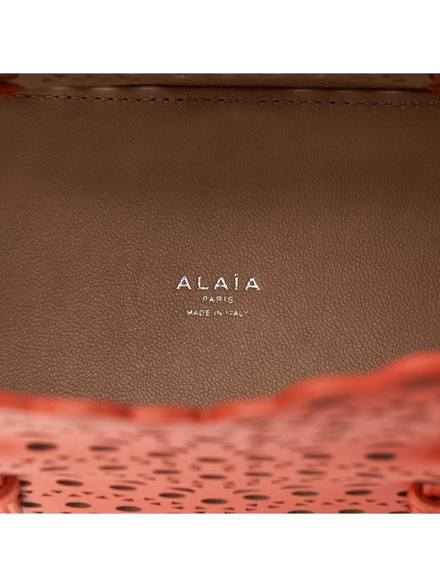 Mina 20 Vienne Wave Lux Calfskin Tote Bag Red - ALAIA - BALAAN 10