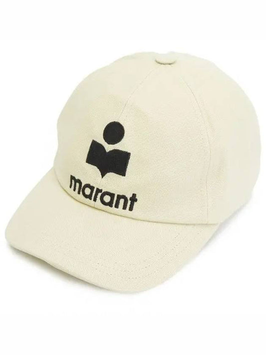 Tyron Logo Cotton Ball Cap Ecru - ISABEL MARANT - BALAAN 2