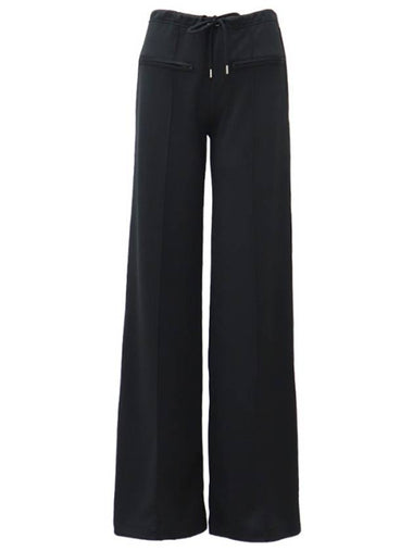 Courr ges black logo track pants - COURREGES - BALAAN 1