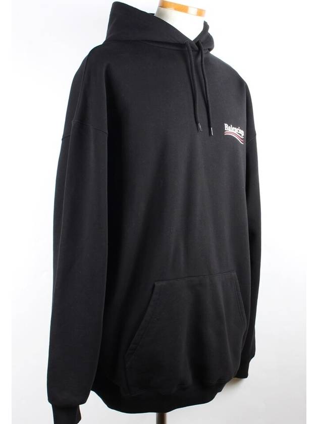 Wave Logo Hoodie Black M - BALENCIAGA - BALAAN 7