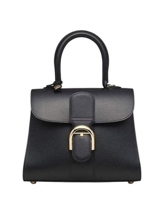 Brillant PM Box Calf Tote Bag Black - DELVAUX - BALAAN 1