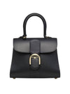 Brillant PM Box Calf Tote Bag Black - DELVAUX - BALAAN 1