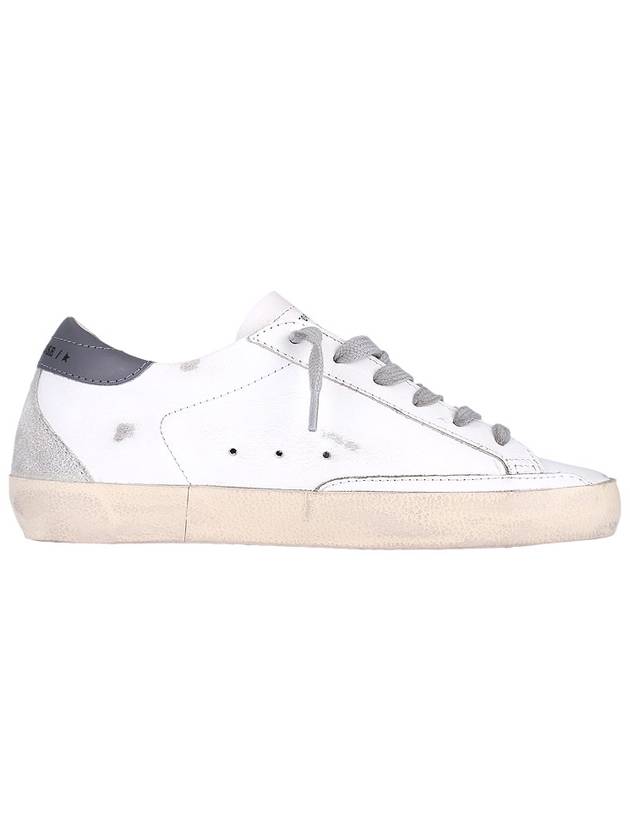 Superstar Leather Low Top Sneakers Grey White - GOLDEN GOOSE - BALAAN 5